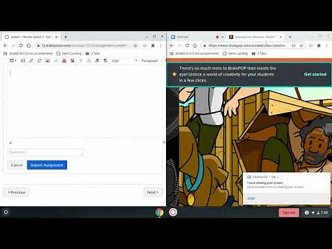 Canvas - Student Training - Using Split Screen with Dualless Extension