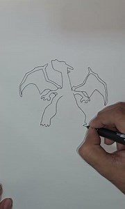 Drawing Charizard in 30 seconds! 🔥 #shorts #art #timelapse #pokemon