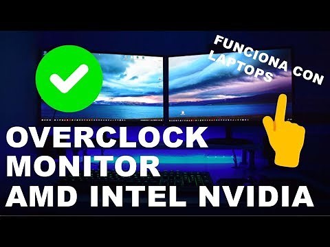 ✅ Cómo hacer OVERCLOCK al monitor AMD, NVIDIA o INTEL para AUMENTAR FPS (60hz 75hz 144hz) | FUNCIONA