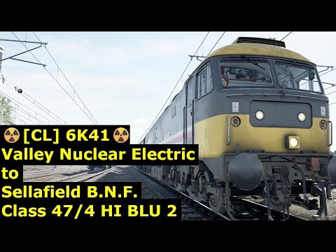 ☢️[CL] 6K41☢️ - Valley Nuclear Electric - Sellafield B.N.F. - Class 47/4 HI BLU 2