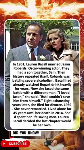 Lauren Bacall’s Final Decision: Why She Never Remarried