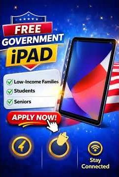 🌟 Free Government iPad in 2026: Eligibility, Real Programs & How to Apply Safely! 📱💙