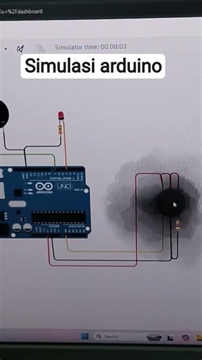 simulasi Arduino menggunakan tingkercard#arduinoproject