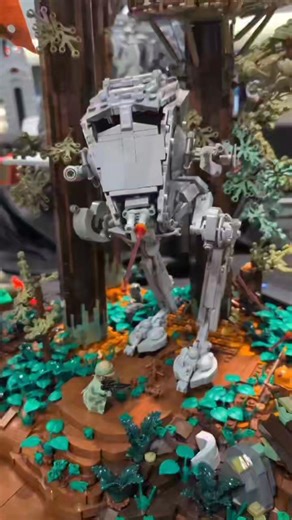 LEGO Star Wars Endor Scene by Caleb Saw | Beyond the Brick