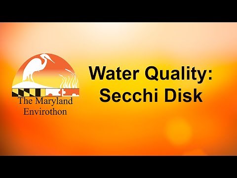 Water Quality: Secchi Disk