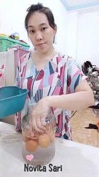cara membuat telur asin dari telur ayam masir #resepsimple #idejualandarirumah