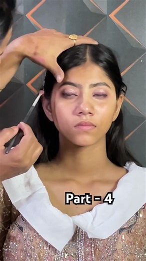 Part - 4 Makeup tutorial ♥️#makeuptutorial #makeupking #viralreelsvideo #bridalmakeup #wedding