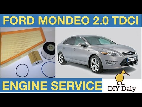 How to carry out an Engine Service on a 2.0 TDCI Ford Mondeo