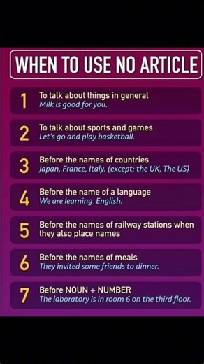 Zero article| use of no article #englishlearningclass #english #article #cbse #cbseclass10 #shorts
