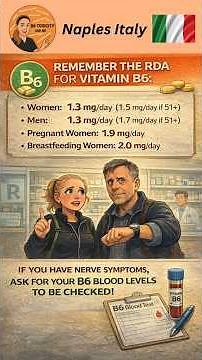 Vitamin B6 Toxicity: Why Blood Testing Matters #naples
