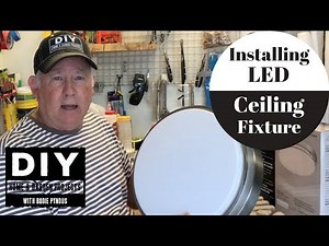 New LED light Fixture in Pantry