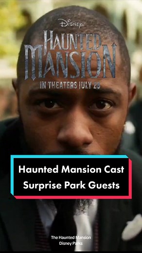 Haunted Mansion Movie Cast Surprises Disneyland Guests
