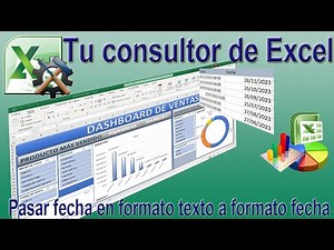 Truco, como pasar una fecha en formato texto a formato fecha en excel