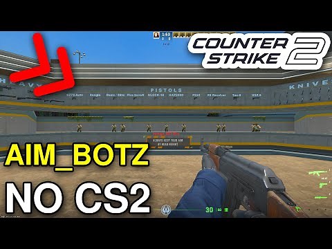 SAIU AIM BOTZ NO CS 2! (Igual CS:GO) COMO INSTALAR e JOGAR MAPA DE TREINO NO CS2 (Refrag, aim_botz)