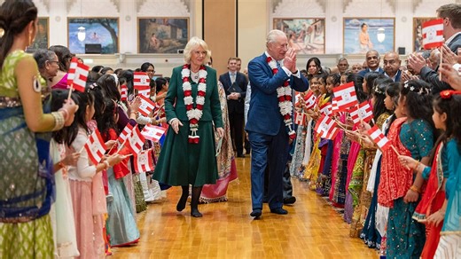 King Charles, Queen Camilla Visit London's Iconic Neasden Temple