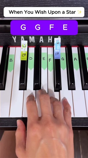 Stellar Piano Tips on Instagram: "Learn ✨When You Wish Upon a Star - Easy Tutorial! #disney #pinocchio #pianotutorial #easypiano"