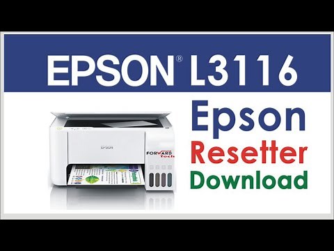 Epson l3116 Resetter Free download & installation| forward tech