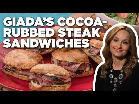 Giada De Laurentiis' Cocoa-Rubbed Flank Steak Sandwiches ​| Giada Entertains | Food Network