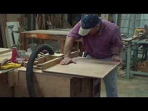 Routing a Raised Panel Door Time Lapse Video