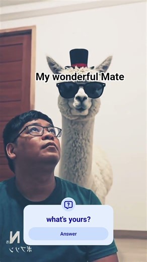 Talking to my Mate pet.