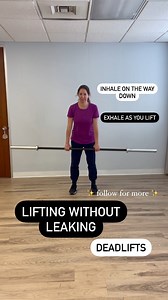 How to lift without leaking: deadlifts. You may be thinking that this doesn't apply because you don't lift heavy weights, but I bet you lift your grocery bags, lift your suitcare when you travel, pick things up when you clean. These are all forms of deadlifting. If you go to the gym and lift weights, but have leakage, pay attention to your breath and this can help reduce bladder leakage. THere is so much more to preventing bladder leakage than just doing kegels. If you want to learn 3 other ways