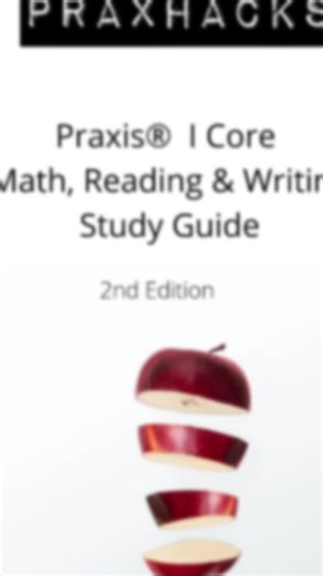 Complete Combo for Praxis Core Math, Reading, and Writing all in 1 study guide. #praxhacks #praxistest #praxisexams #praxisexamhelp #teacherprep #praxiscore