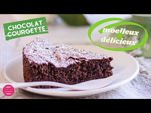 CHOCOLATE and COURGETTE CAKE! Without butter, light and too good! {easy and fast}