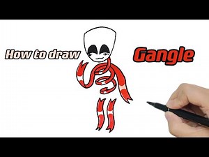How to Draw Gangle Step by Step | The Amazing Digital Circus - Easy and Fun for beginners
