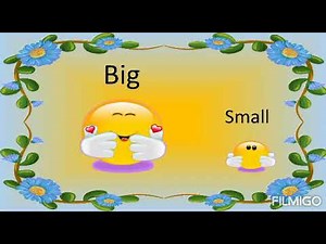 Big and Small concept for kids
