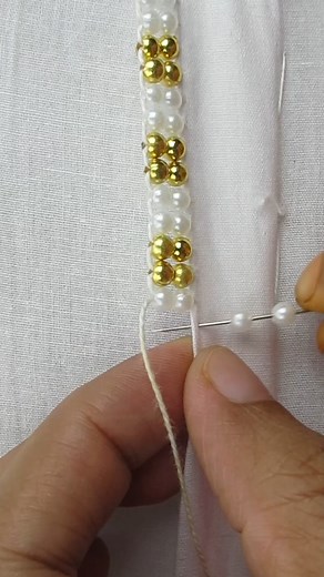 781K views · 8.8K reactions | Cute pearl beaded lace border tutorial #viralreelsfb #reelsviral #fbreels #borderline #reels2024viral #fyp #facebookreels #foryou #viral #reels #trending #viralreels #reelsfb #reelsvideo | Crafty Needles 7 | Facebook