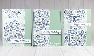Quick Cards with Large Patterned Paper