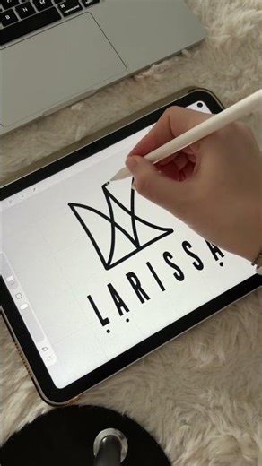 Create a Stunning Name Logo with Procreate Tutorial #procreate #logodesign #tattooideas