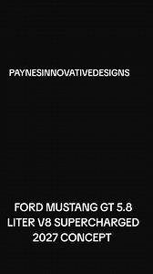 2.1K views · 58 reactions | #cars #carsoftiktok #musclecar #conceptcar #exoticcars #conceptdesign #importcars #carenthusiast #fordmustang #fordperformance #musclecars #fastcars #dragracing #racing #design #automotive #concept | Paynes Innovative Designs | Facebook