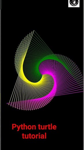 python turtle code| beautiful design using python pydroid 3 app | python tutorial #programming