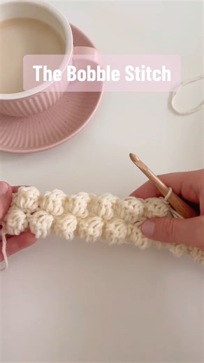 How to Crochet The Bobble Stitch ✨ #crochettutorial #learntocrochet #crochet #bobblestitch #easycrochet #crochetforbeginners #moderncrochet | Crochet Creator