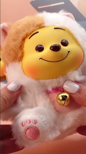 ASMR • Unboxing Miniso Winnie the Pooh vinyl plush blind box