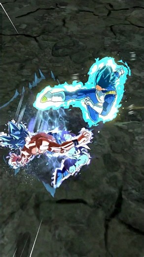 "LF MUI Goku VS New Legend Super Saiyan Blue Vegeta 🤯💥!"#dbl #dblegends #anime #funny #shorts