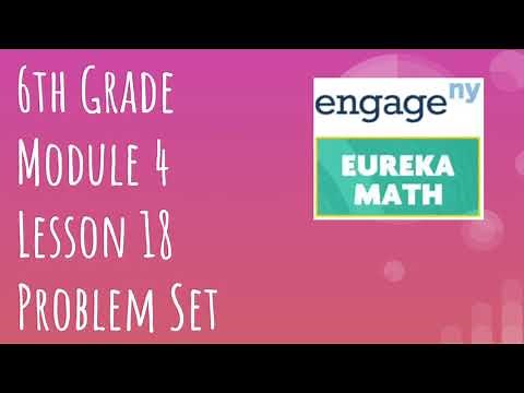 Engage NY // Eureka Math Grade 6 Module 4 Lesson 18 Classwork