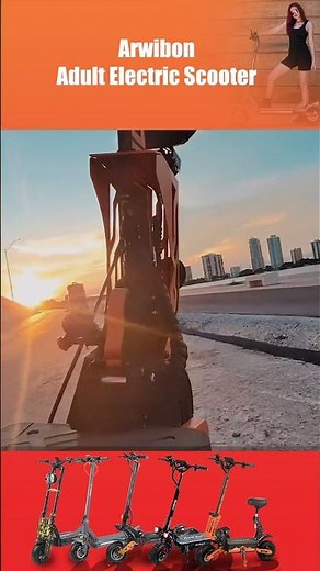 Arwibon GT08 Electric Scooter | Powerful, Stable and Reliable