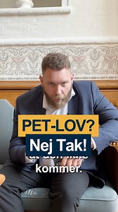 Nej tak til regeringens PET-lov! | Liberal Alliance
