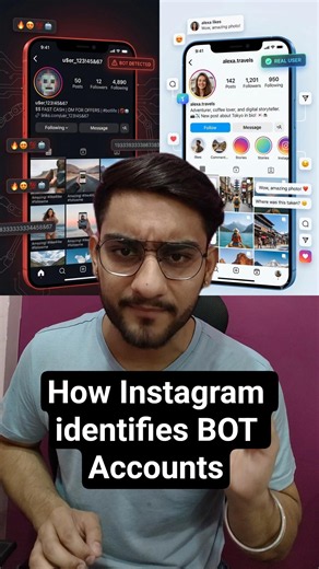 How Instagram Detects Bot Accounts 🤖 #codingshorts