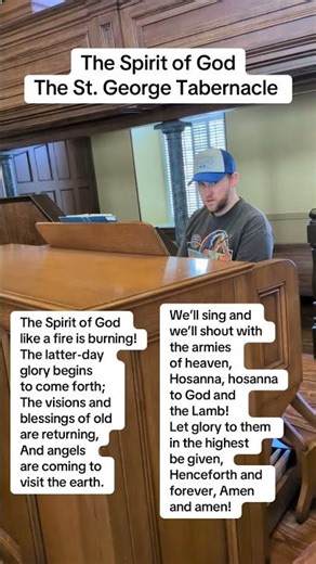 Playing The Spirit of God on the St. George Tabernacle organ. #christianmusic #organ #ldshymns