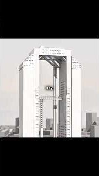 How “Floating” Buildings Are Built Between Two Buildings 🤯