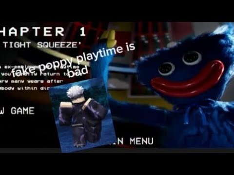 Playing fake poppy playtime chapter 1 and rating them (bad idea)