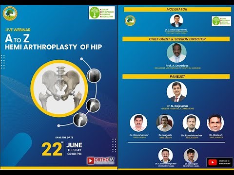 KOSA Webinar: A to Z Hemiarthroplasty of the HIP
