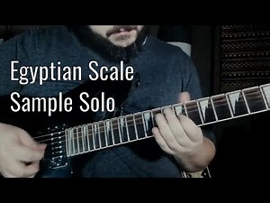 Egyptian Scale - Phrygian Dominant Solo Sample