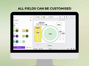 Kids Table Setting Placemat How to Set the Table Poster Kids Easy Placemat Template Place Setting Good Manners Sign Learn to Set the Table - Etsy