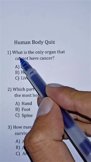Test Your Knowledge with the Human Body Quiz