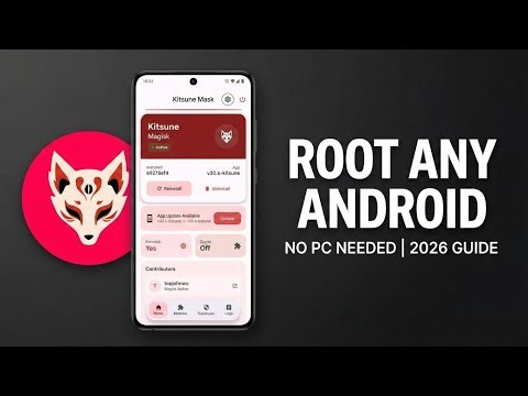 How to Root Any Android Phone in 2026 (No PC) 📲 | Kitsune Magisk Method