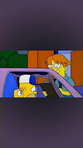 The Simpsons fruit and vegetables checkpoint